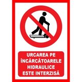 Placute urcarea pe incarcatoarele hidraulice este interzisa